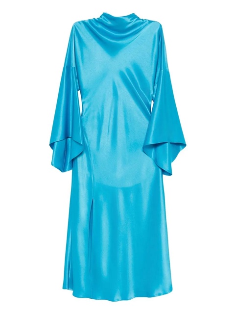 PINKO flared-sleeve slit dress - Blue - zdjęcie produktu nr 1