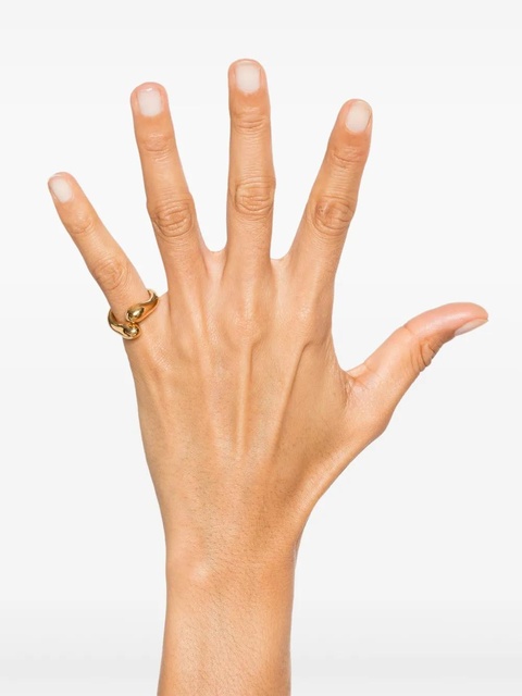 Jil Sander gold-plated ring - zdjęcie produktu nr 2