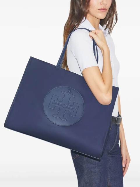 Tory Burch Ella logo-embossed tote bag - Blue - zdjęcie produktu nr 2