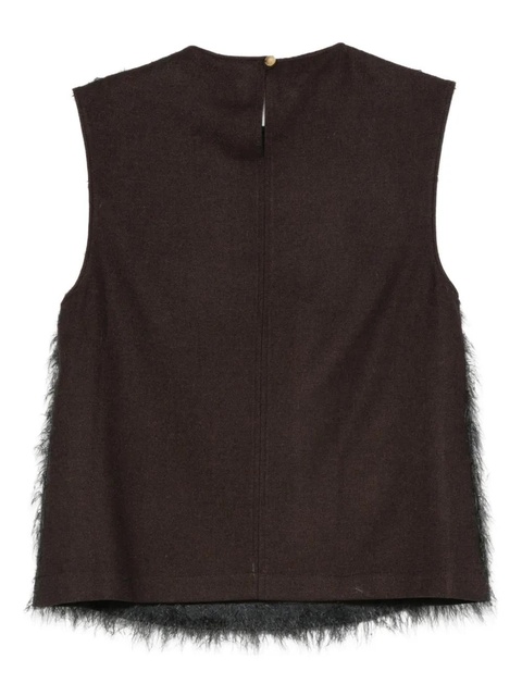 Alysi fringe top - Black - zdjęcie produktu nr 1