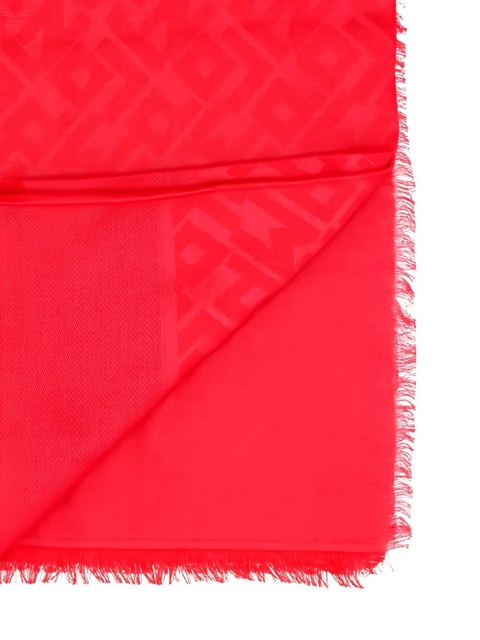Longchamp fringed shawl - Red - zdjęcie produktu nr 2