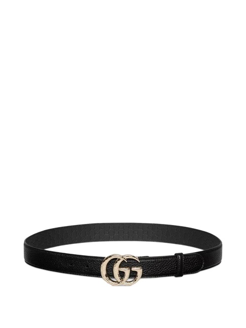 Gucci Double G leather belt - Black - zdjęcie produktu nr 2