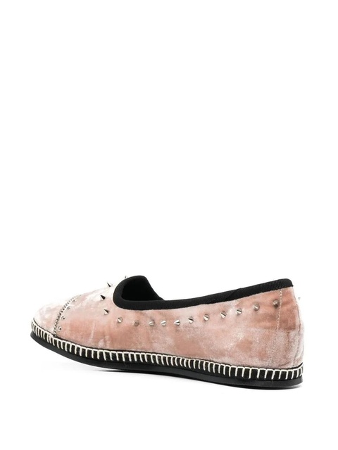 Giuseppe Zanotti Otium velvet loafers - Pink - zdjęcie produktu nr 2