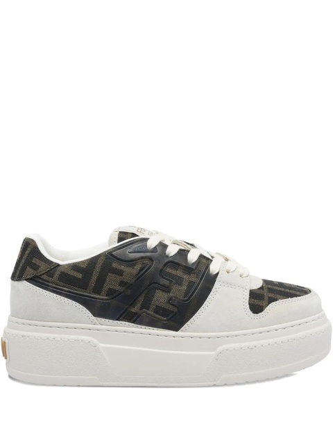 FENDI ff logo platform sneakers - Brown - zdjęcie produktu nr 1