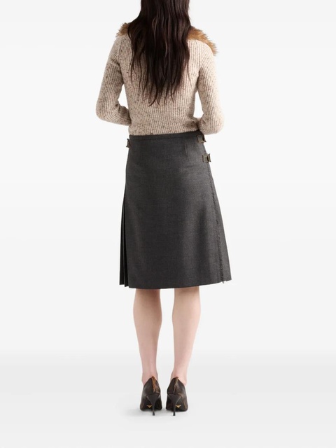 Prada ribbed-knit polo sweater - Neutrals - zdjęcie produktu nr 2