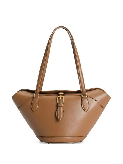 Dolce & Gabbana leather tote bag - Brown - zdjęcie produktu nr 1
