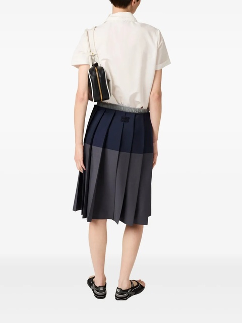 Miu Miu poplin shirt - White - zdjęcie produktu nr 2