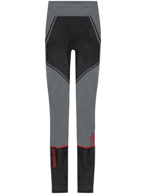 Moncler Grenoble stretch-design leggings - Grey - zdjęcie produktu nr 1