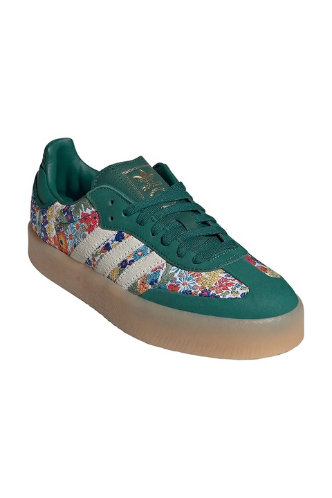 adidas Originals sneakersy x Liberty London Sambae damskie kolor zielony JH7289 - zdjęcie produktu nr 2
