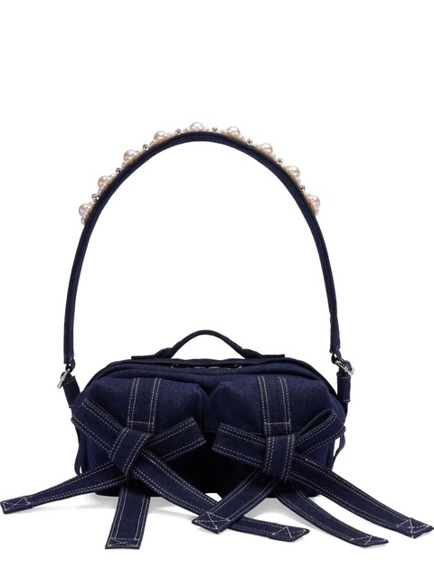 Simone Rocha embellished bow bag - Blue - zdjęcie produktu nr 1