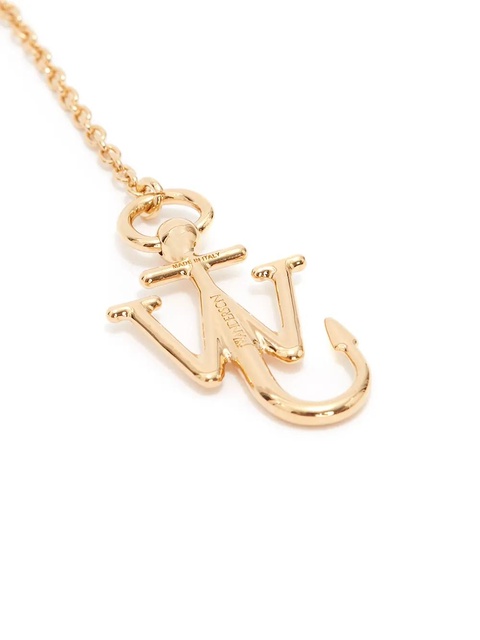 JW Anderson logo-detail drop earring - Gold - zdjęcie produktu nr 2