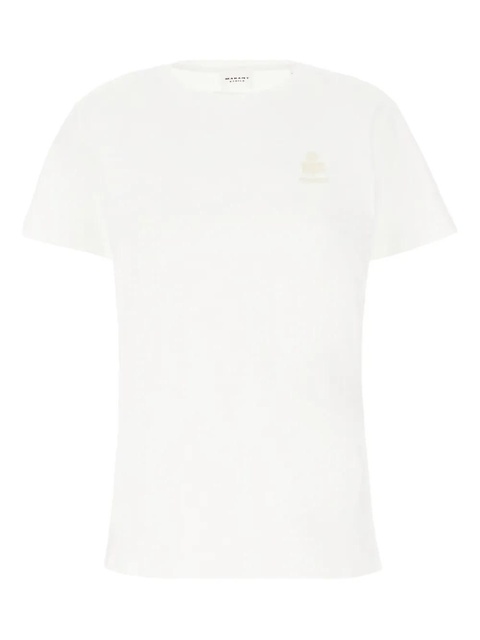 MARANT ÉTOILE logo-embroidered T-shirt - White - zdjęcie produktu nr 2