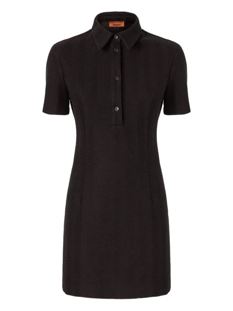 Missoni zigzag-pattern mini dress - Black - zdjęcie produktu nr 1