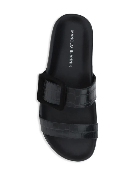 Manolo Blahnik Mayfu mules - Black - zdjęcie produktu nr 2
