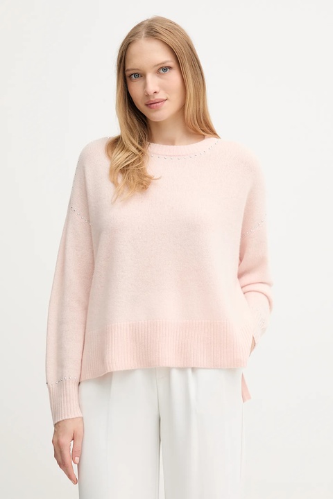 Joseph Ribkoff sweter kaszmirowy damski kolor różowy 253980 - zdjęcie produktu nr 1