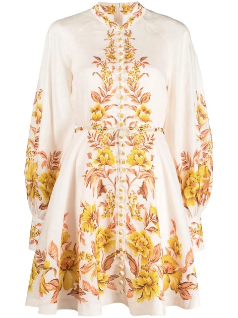 ZIMMERMANN Vacay floral minidress - Pink - zdjęcie produktu nr 1