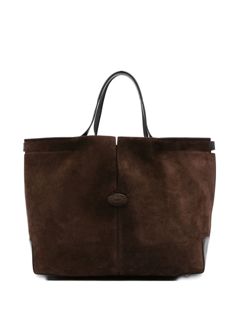 Tod's Di Bag Folio leather tote bag - Brown - zdjęcie produktu nr 1