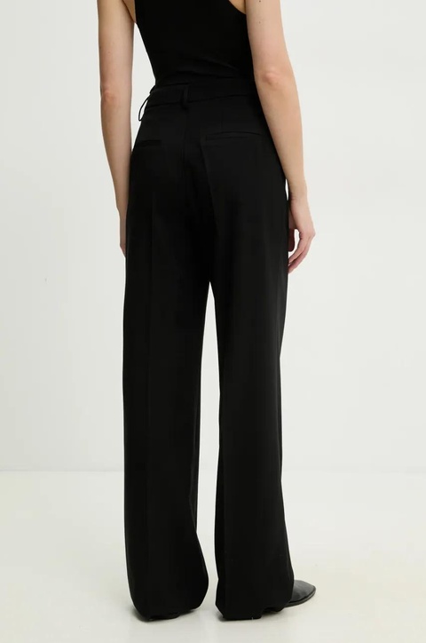 Answear.LAB spodnie damskie kolor czarny szerokie high waist - zdjęcie produktu nr 2