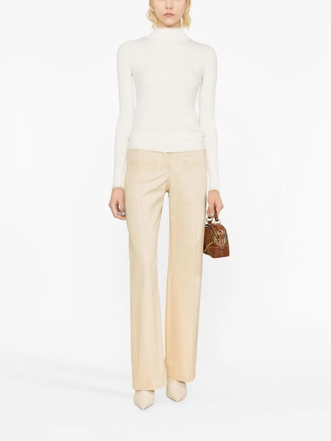 Chloé high-neck ribbed-knit jumper - White - zdjęcie produktu nr 2