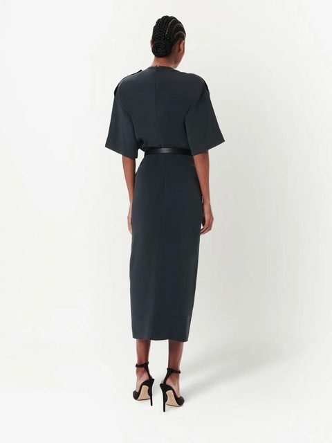 Victoria Beckham utility detail midi dress - Grey - zdjęcie produktu nr 2