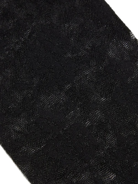 Valentino Garavani floral-lace tights - Black - zdjęcie produktu nr 2