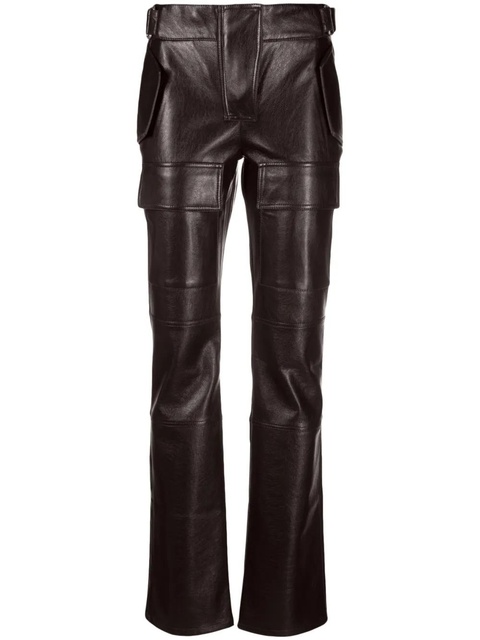 MISBHV low-rise bootcut trousers - Brown - zdjęcie produktu nr 1