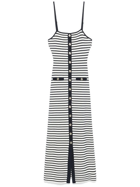 Maje striped midi dress - White - zdjęcie produktu nr 1