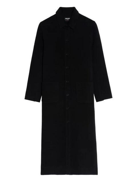 Zadig&Voltaire patch-pocket single-breasted coat - Black - zdjęcie produktu nr 1