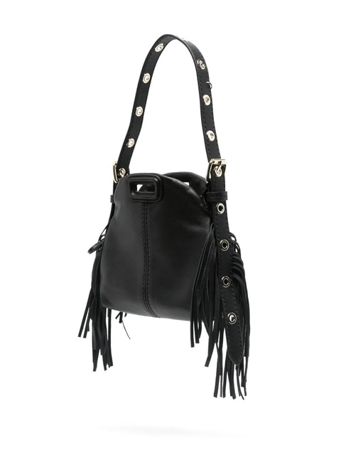 Maje Miss M leather micro bag - Black - zdjęcie produktu nr 2