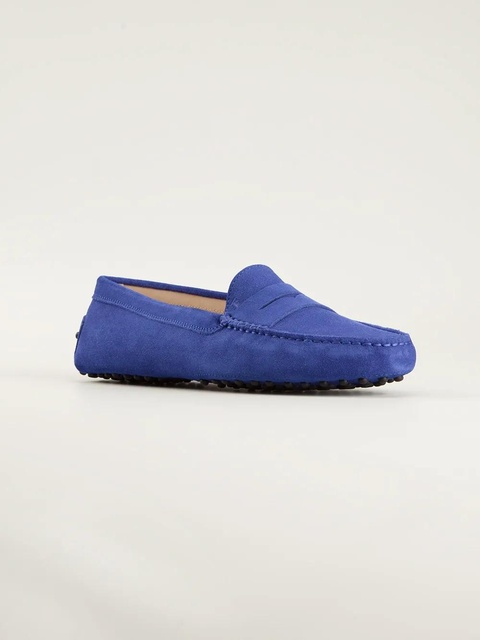 Tod's classic driving shoes - Blue - zdjęcie produktu nr 2