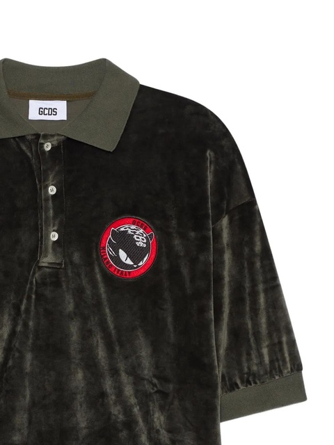 GCDS appliqué polo shirt - Green - zdjęcie produktu nr 2
