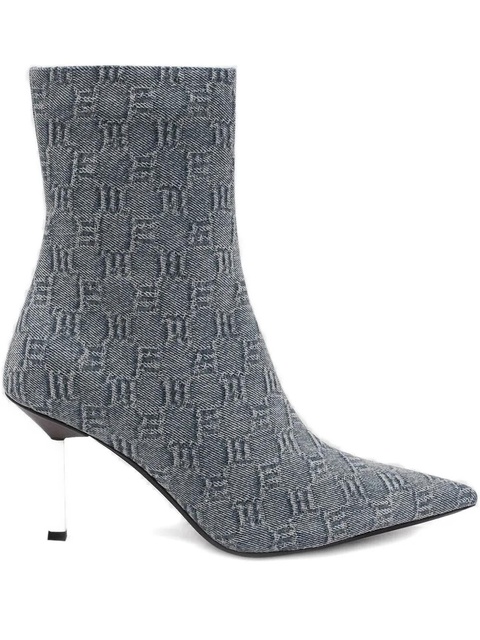 MISBHV 75mm Sasha monogram fading ankle boot - Blue - zdjęcie produktu nr 1