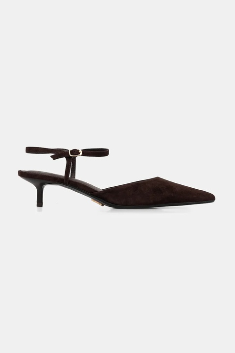 Steve Madden szpilki zamszowe Adelaide kolor brązowy 11004721 - zdjęcie produktu nr 2