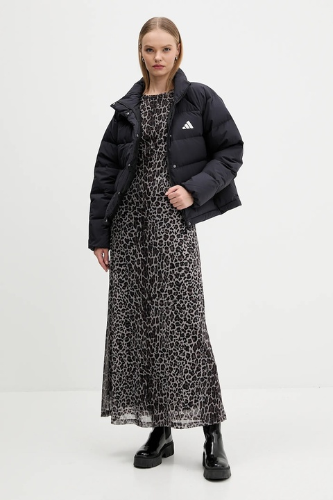 Tommy Jeans sukienka kolor brązowy maxi rozkloszowana DW0DW21511 - zdjęcie produktu nr 2