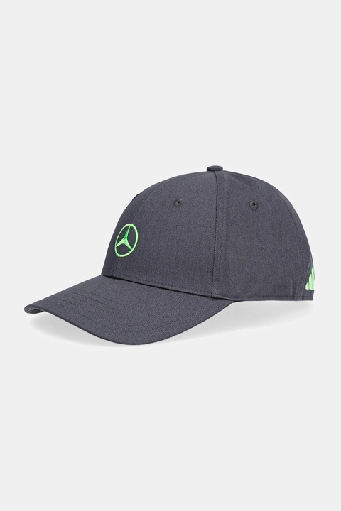adidas czapka z daszkiem bawełniana x Mercedes kolor szary JZ2548 - zdjęcie produktu nr 1