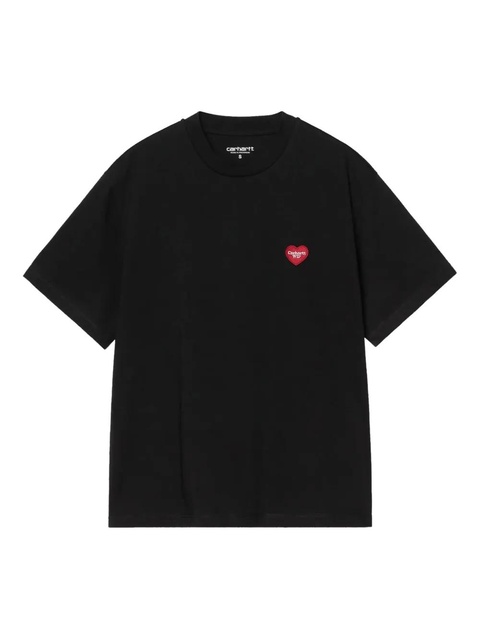 Carhartt WIP heart-patch T-shirt - Black - zdjęcie produktu nr 1