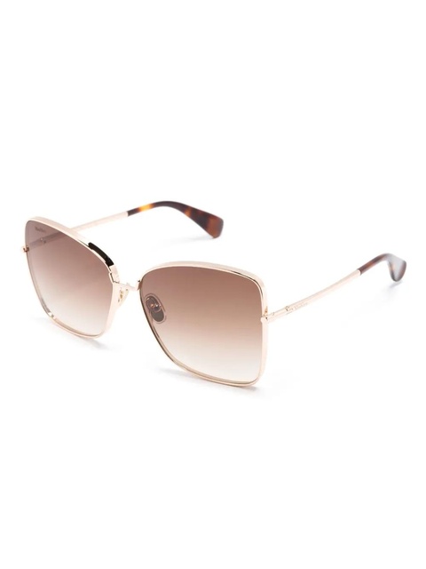 Max Mara Eyewear Menton1 oversize-frame sunglasses - Gold - zdjęcie produktu nr 1