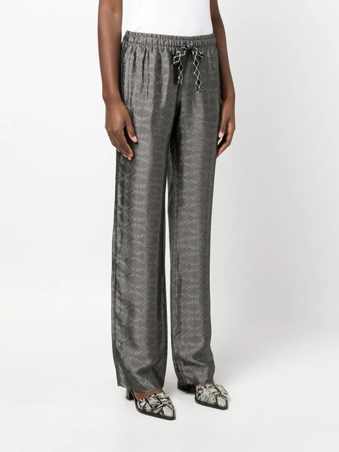 Zadig&Voltaire Pomy patterned-jacquard flared trousers - Grey - zdjęcie produktu nr 2