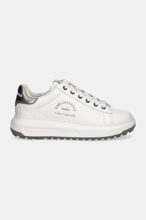 Karl Lagerfeld sneakersy skórzane KAPRI kolor biały KL67538 - zdjęcie produktu nr 1