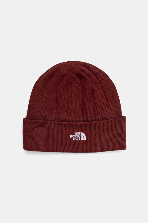 The North Face czapka Norm Beanie kolor bordowy NF0A5FW10VO1 - zdjęcie produktu nr 1
