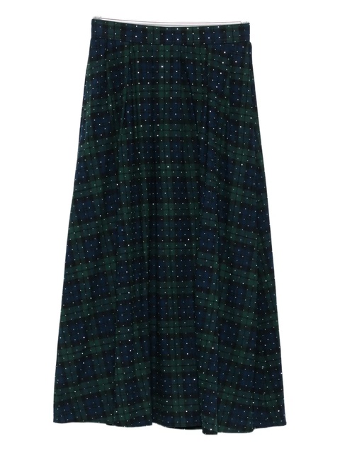 Maje plaid-check skirt - Blue - zdjęcie produktu nr 1