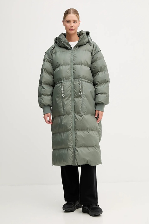 adidas by Stella McCartney kurtka kolor zielony zimowa KA7427 - zdjęcie produktu nr 1