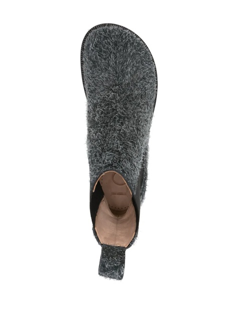 LOEWE Campo brushed-suede Chelsea boots - Grey - zdjęcie produktu nr 2