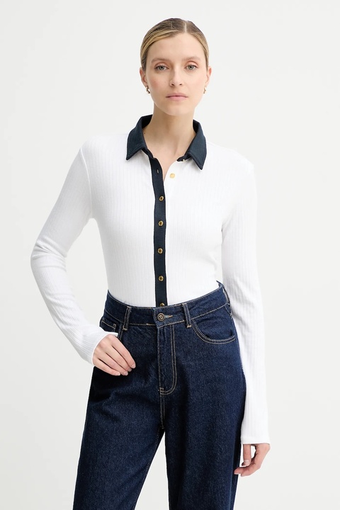 Rag & Bone longsleeve kolor biały RE0C25FP3LW - zdjęcie produktu nr 1