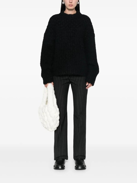 Jil Sander crew-neck sweater - Black - zdjęcie produktu nr 2