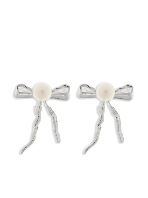 Marni bow-motif earrings - Silver - zdjęcie produktu nr 1