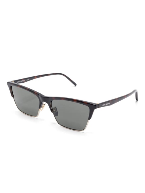 Saint Laurent Eyewear square-frame sunglasses - Brown - zdjęcie produktu nr 2