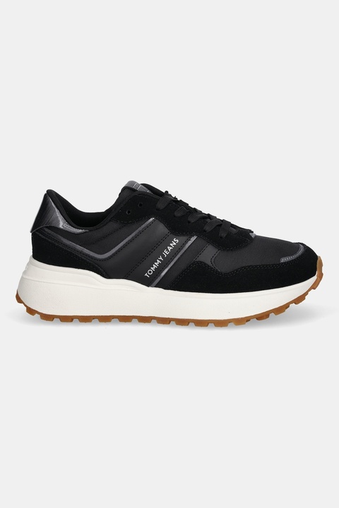 Tommy Jeans sneakersy TJW CLEATED RUNNER damskie kolor czarny EN0EN02861 - zdjęcie produktu nr 2
