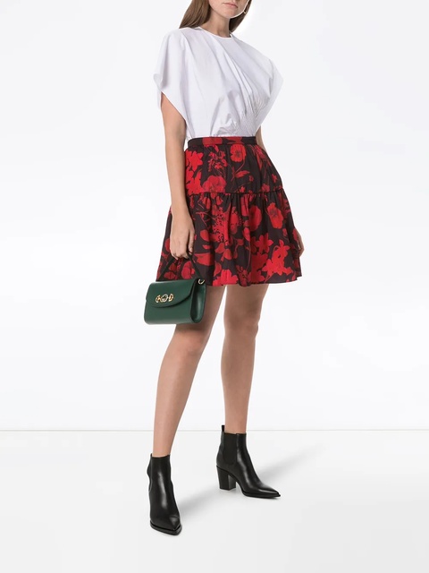 Valentino Garavani tiered floral print mini skirt - zdjęcie produktu nr 2