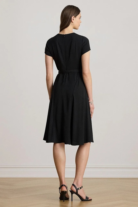 Lauren Ralph Lauren sukienka kolor czarny mini rozkloszowana 200973369 - zdjęcie produktu nr 2